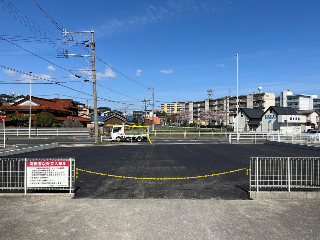 専用駐車場を施工いたしました